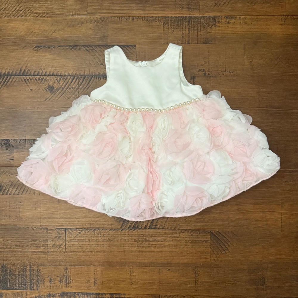 American‎ Princess Nordstrom size 3 months Rose Petal Dress